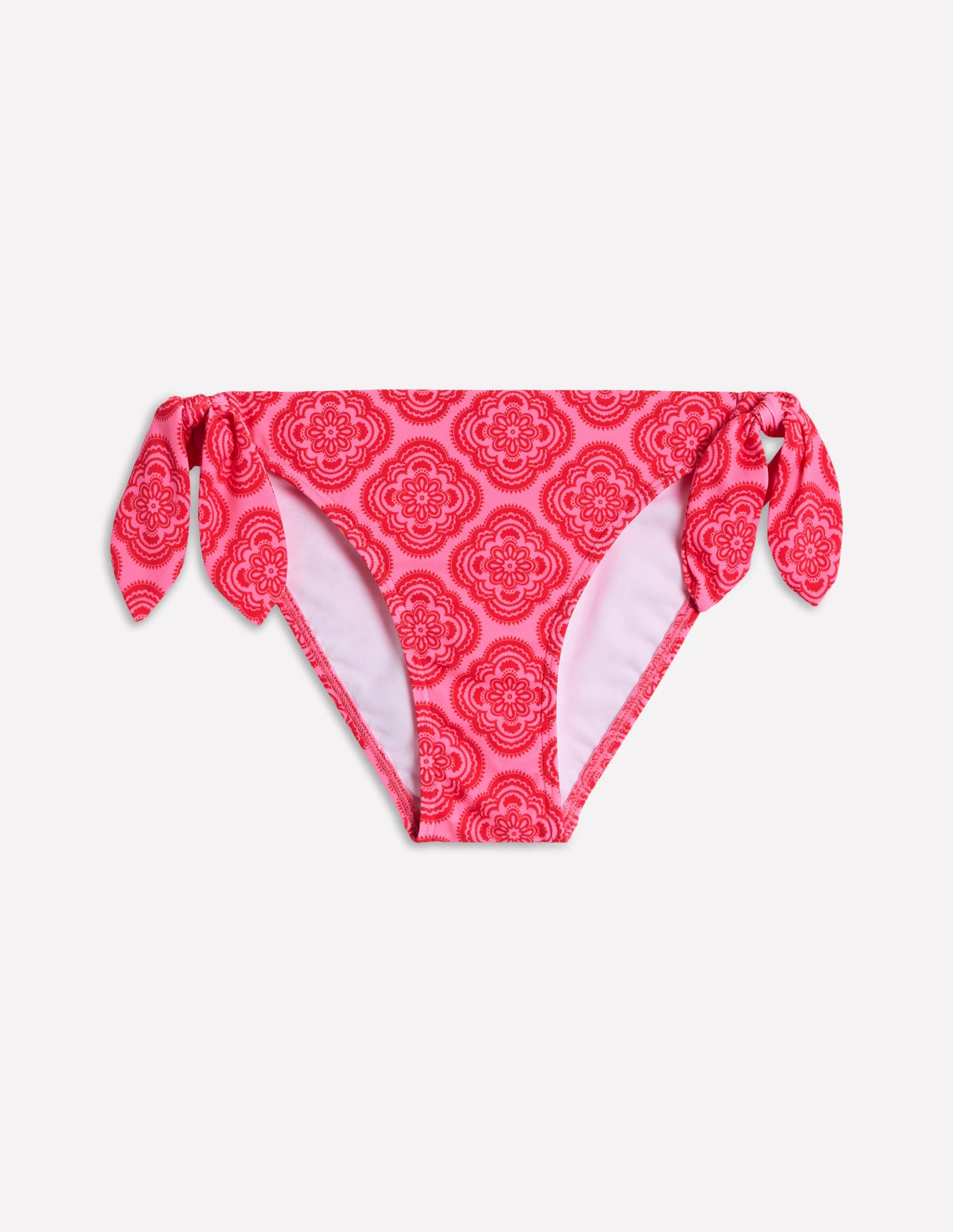 Tie Side Bikini Bottoms-Pink Rose, Botanic Blush