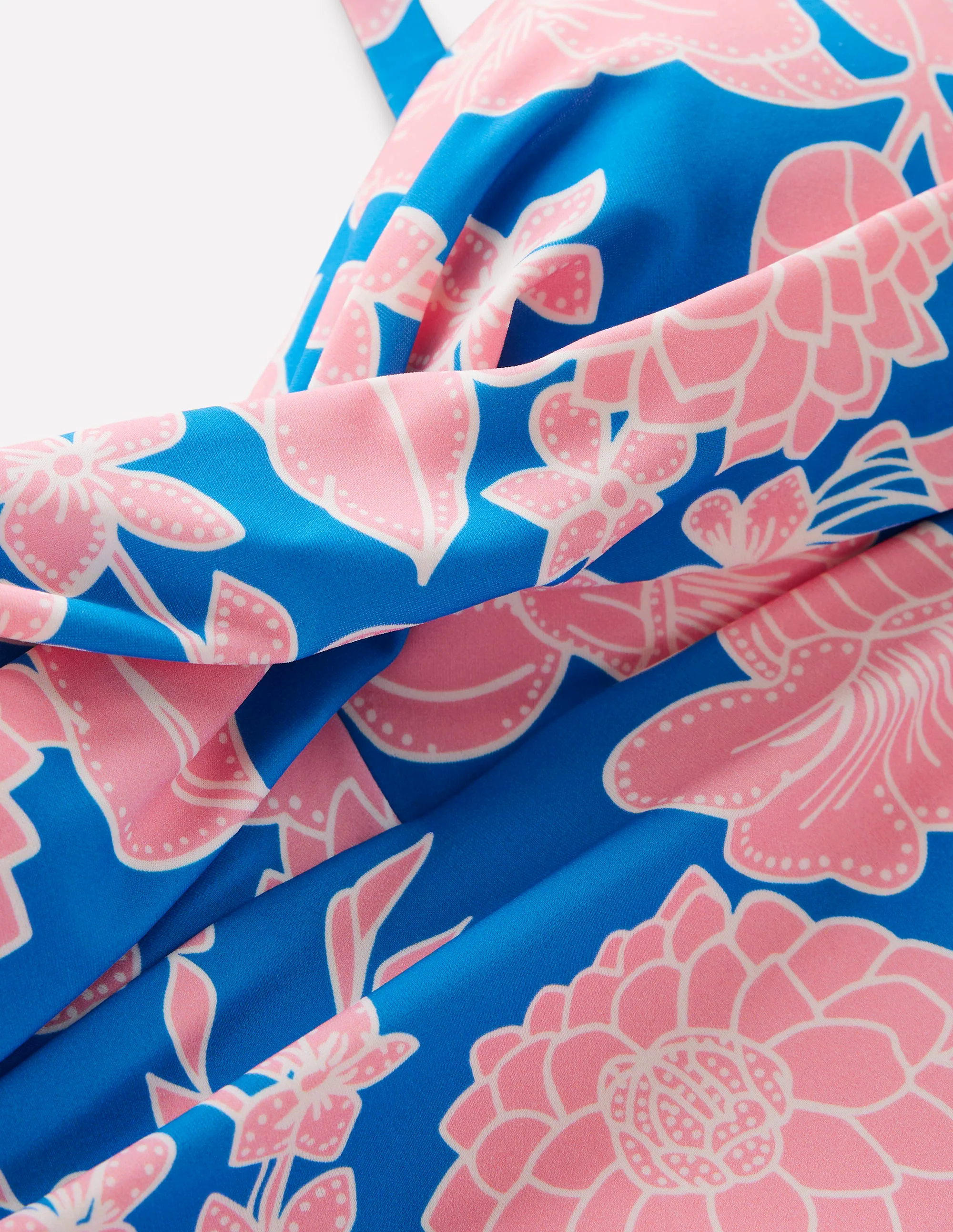 Andros Twist Front Swimsuit-Indigo Bunting, Blossom Andros Twist Front Swimsuit-Indigo Bunting, Blossom