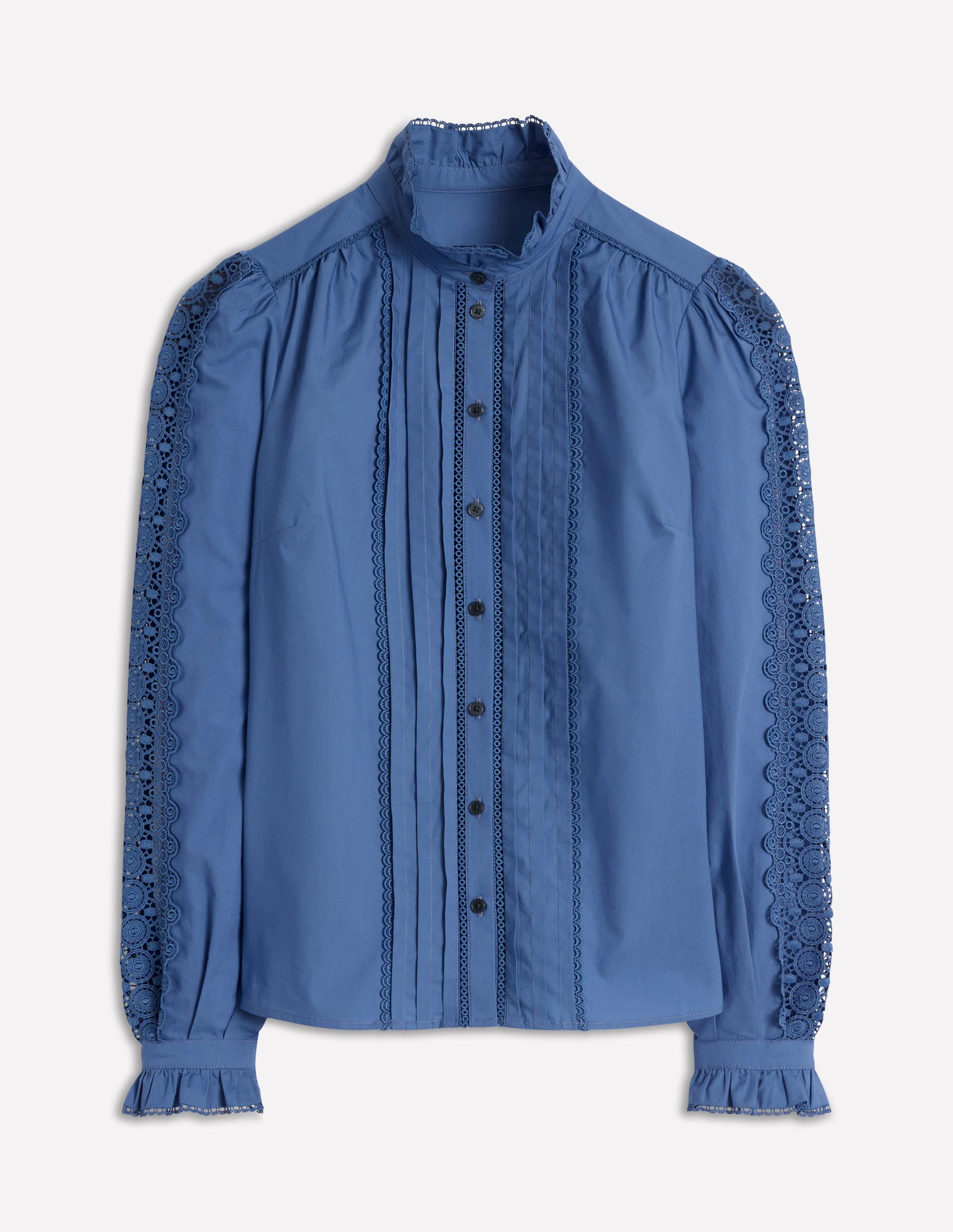 Felicity Lace Blouse-Blue River